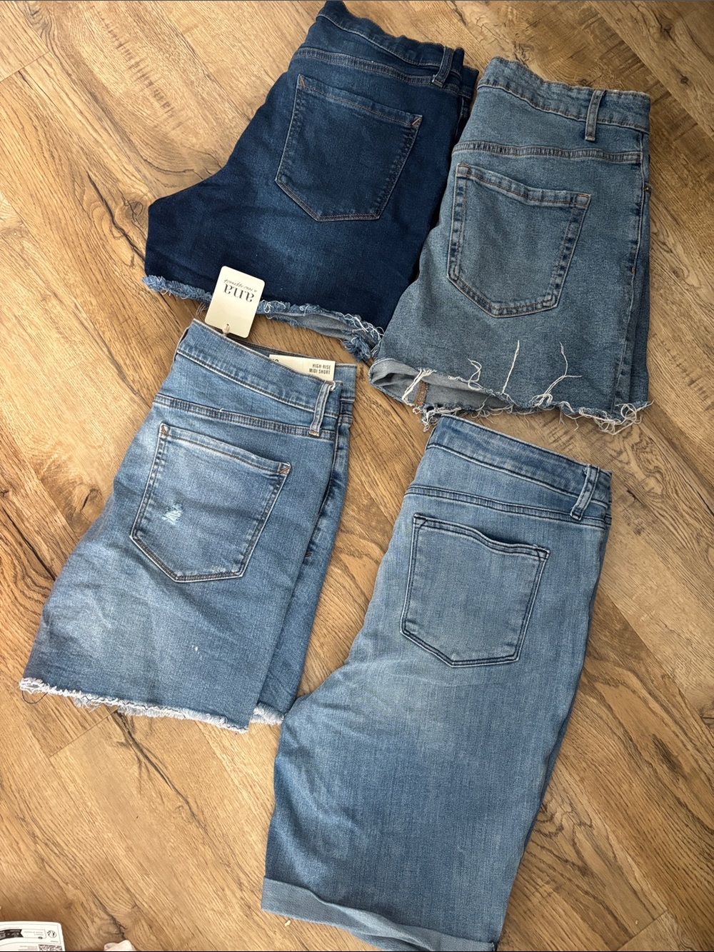 X4 Women’s Blue Denim Jean Shorts